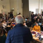 HackforPlanet- Yann Arthus-Bertrand s'adresse aux étudiants de l'ECV Digital et aux coachs