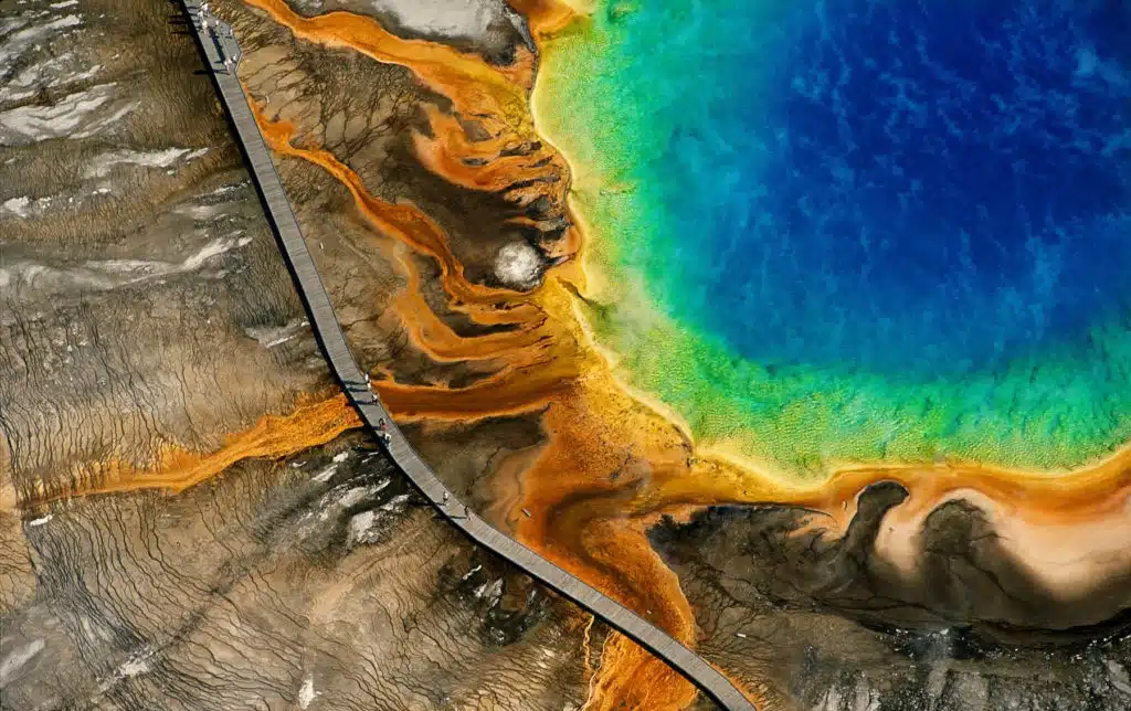 Parc de Yellow Stone, photo copyright Yann Arthus-Bertrand