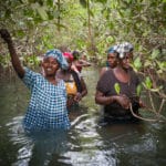 Femme dans le bolong de Falia