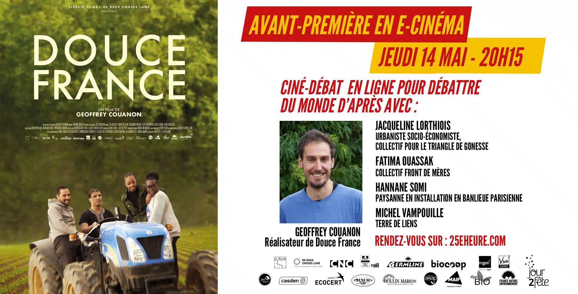 Affiche douce france et avant premiere en live