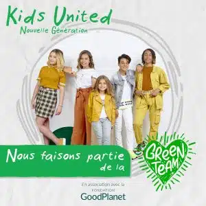 les Kids United font partie de la green team