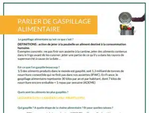 parler de gaspillage alimentaire carre