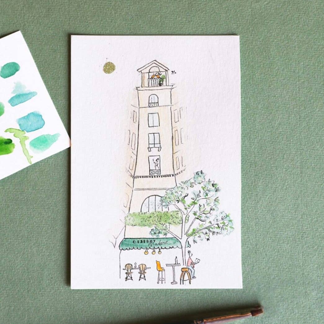 Atelier : Illustration et cartes de voeux avec Caroline