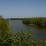 Embouchure de rivière au Sud ouest de Madagascar