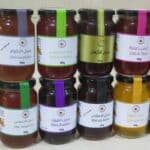 Différents types de miels vendus à l'une des coopératives de l'UCTM