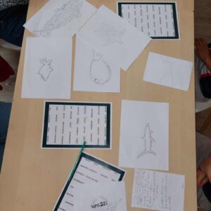 Atelier calligramme pour 7 ans et + Photographie Roxane